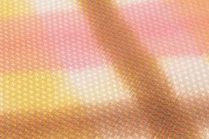 国画会会員 池田リサ作　浮花織板締絣九寸名古屋帯のサブ2画像