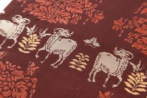 龍村平蔵製　袋帯「羊花堆朱錦」のサブ2画像