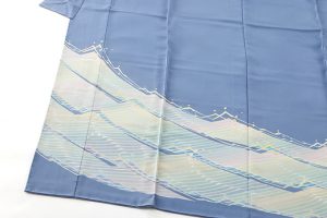 中町博志作　本加賀友禅色留袖地　未仕立て品のサブ1画像