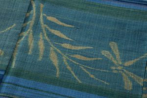 人間国宝　佐々木苑子作　紬織着物のサブ4画像