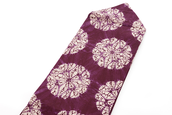 紫根染 綿名古屋帯 | 特選きものコレクション