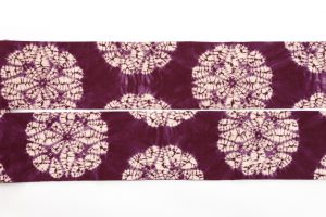 紫根染　綿名古屋帯のサブ3画像