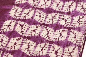 紫根染　綿名古屋帯のサブ2画像