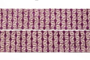 紫根染　綿名古屋帯のサブ5画像