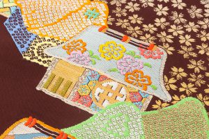 龍村平蔵製　袋帯「花の里」のサブ3画像