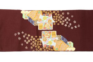 龍村平蔵製　袋帯「花の里」のサブ4画像