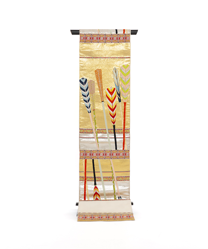龍村平蔵製　袋帯「大祝矢」のメイン画像