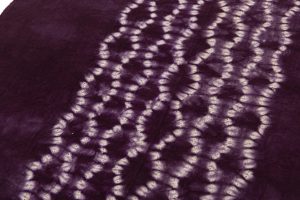 草紫堂製　南部紫根染 綿名古屋帯地　未仕立て品のサブ2画像