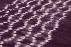 草紫堂製　南部紫根染 綿名古屋帯地　未仕立て品のサブ3画像