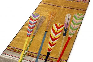龍村平蔵製　袋帯「大祝矢」のサブ1画像