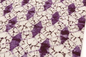 紫根染　紬名古屋帯のサブ2画像