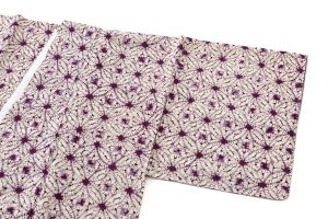 紫根染　紬着物のサブ1画像