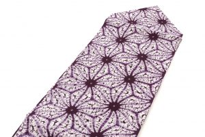 紫根染　綿名古屋帯のサブ1画像