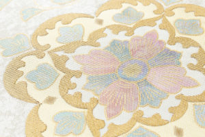 川島織物製　プラチナ箔袋帯のサブ2画像