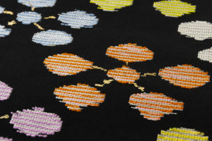 龍村平蔵製　袋帯　「絲入利休裂」のサブ3画像