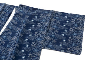 松枝玉記作　重要無形文化財 久留米絣 着物のサブ1画像