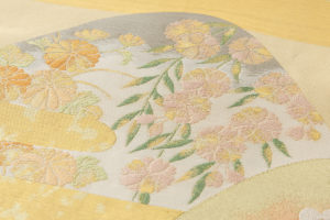 川島織物製　本金箔本極錦 袋帯「新春秋小袖山水」のサブ3画像