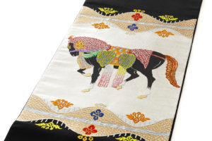 龍村平蔵製　袋帯「天竺祭馬錦」のサブ1画像