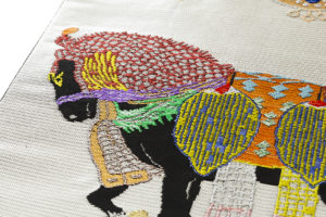 龍村平蔵製　袋帯「天竺祭馬錦」のサブ2画像
