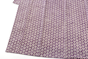 紫根染 紬着物のサブ2画像