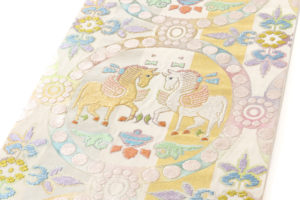 龍村平蔵製　袋帯「天馬連珠文」のサブ1画像