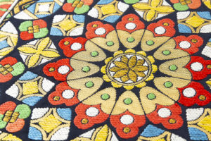 龍村美術織物製 たつむら 袋帯地「シャルトル光曜文」未仕立て品のサブ2画像