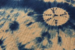 青戸柚美江作　出雲織絞 名古屋帯地　未仕立て品のサブ3画像