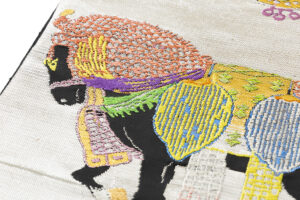 龍村平蔵製　袋帯「天竺祭馬錦」のサブ2画像
