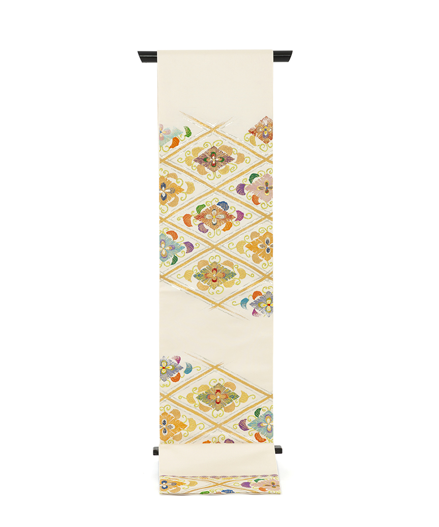 龍村平蔵製　袋帯「御所菱」のメイン画像