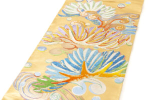 龍村平蔵製　袋帯「彩彫寿松錦」未仕立て品のサブ1画像