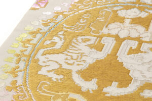 龍村平蔵製　袋帯「円文白虎錦」のサブ2画像