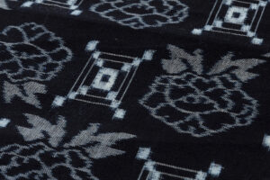 田中キヨコ作　重要無形文化財 久留米絣 着尺　未仕立て品のサブ3画像