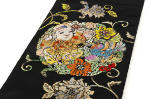 龍村平蔵製　袋帯「人形手印金錦」のサブ1画像