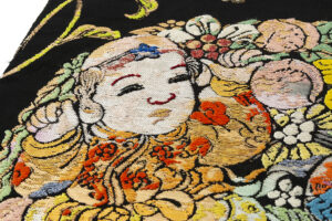龍村平蔵製　袋帯「人形手印金錦」のサブ2画像