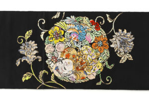 龍村平蔵製　袋帯「人形手印金錦」のサブ5画像