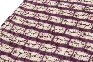 紫根染　紬名古屋帯のサブ2画像