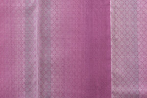 秋山眞和作　貝紫染め綾の手花織紬着物のサブ5画像