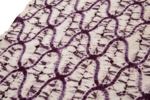 草紫堂製 南部紫根染　綿着尺　未仕立て品のサブ2画像