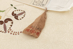 絹菱製　京友禅手描き小紋 着尺　未仕立て品のサブ4画像