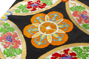 龍村美術織物製 たつむら　丸帯「永楽宝華錦」のサブ4画像