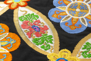 龍村美術織物製 たつむら　丸帯「永楽宝華錦」のサブ5画像