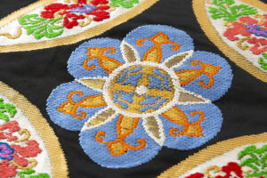龍村美術織物製 たつむら　丸帯「永楽宝華錦」のサブ3画像