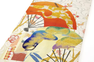 龍村平蔵製　丸帯　「壽福氷紈錦」のサブ1画像