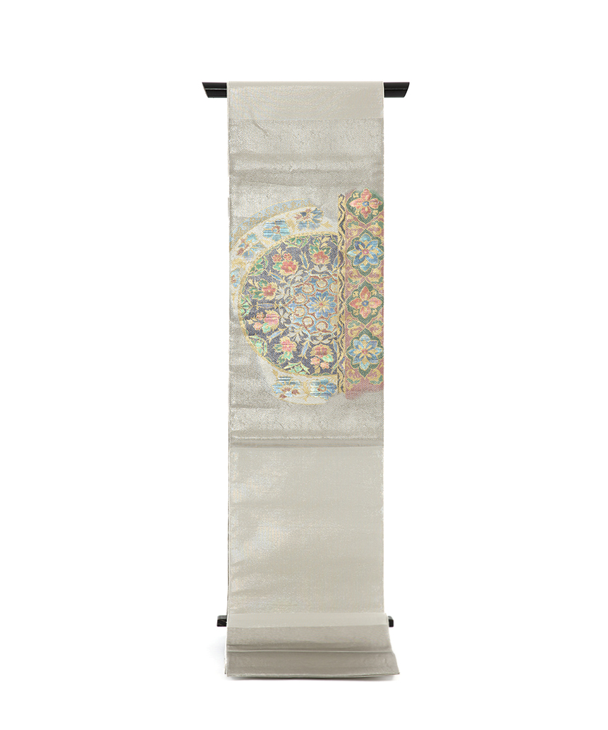 川島織物製　プラチナ箔袋帯のメイン画像