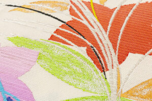 龍村平蔵製　夏袋帯　「桔梗尾花」のサブ2画像