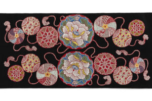 龍村平蔵製　袋帯　「御庭焼獅子」のサブ5画像