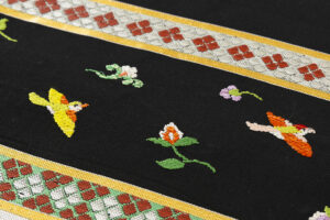 龍村平蔵製　袋帯「木画インコ」のサブ4画像