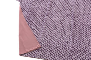 紫根染　綿着物のサブ3画像