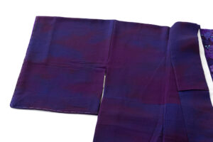 初代久保田一竹作　訪問着　「紫幻」のサブ2画像