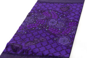 初代久保田一竹作　袋帯　「紫幻」のサブ1画像
